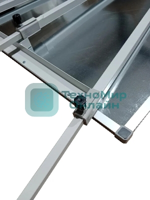 Флипчарт Silwerhof Daily, лак, 70x100 см на треноге белый, лоток для аксессуаров