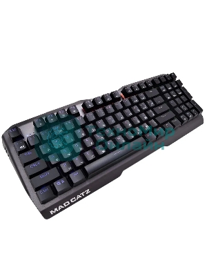 Клавиатура проводная игровая Mad Catz S.T.R.I.K.E. 13 US БЕЗ РУССКОЙ РАСКЛАДКИ черная (CHERRY MX RED Switch, 96 кл., RGB подсветка, USB)