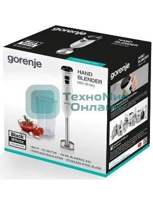 Блендер погружной Gorenje HBX601XG 600 Вт, белый