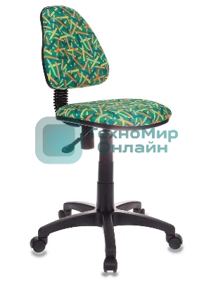 Кресло Бюрократ KD-4/PENCIL-GN зеленый, ткань, 120 кг