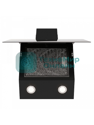 Вытяжка наклонная Elikor Rise BK 60 черный, 60 см, 750 куб. м/ч, 56 дБ