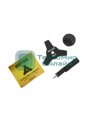 Триммер электрический Huter GET-LS45 1500Вт разбор.штан. реж.эл.:леска/нож