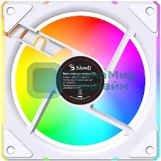 Вентилятор для корпуса Bloody BD-CF120ARGB2 LCD ARGB белый, 120 мм, 1600 об/мин, 26 дБ, 4 pin