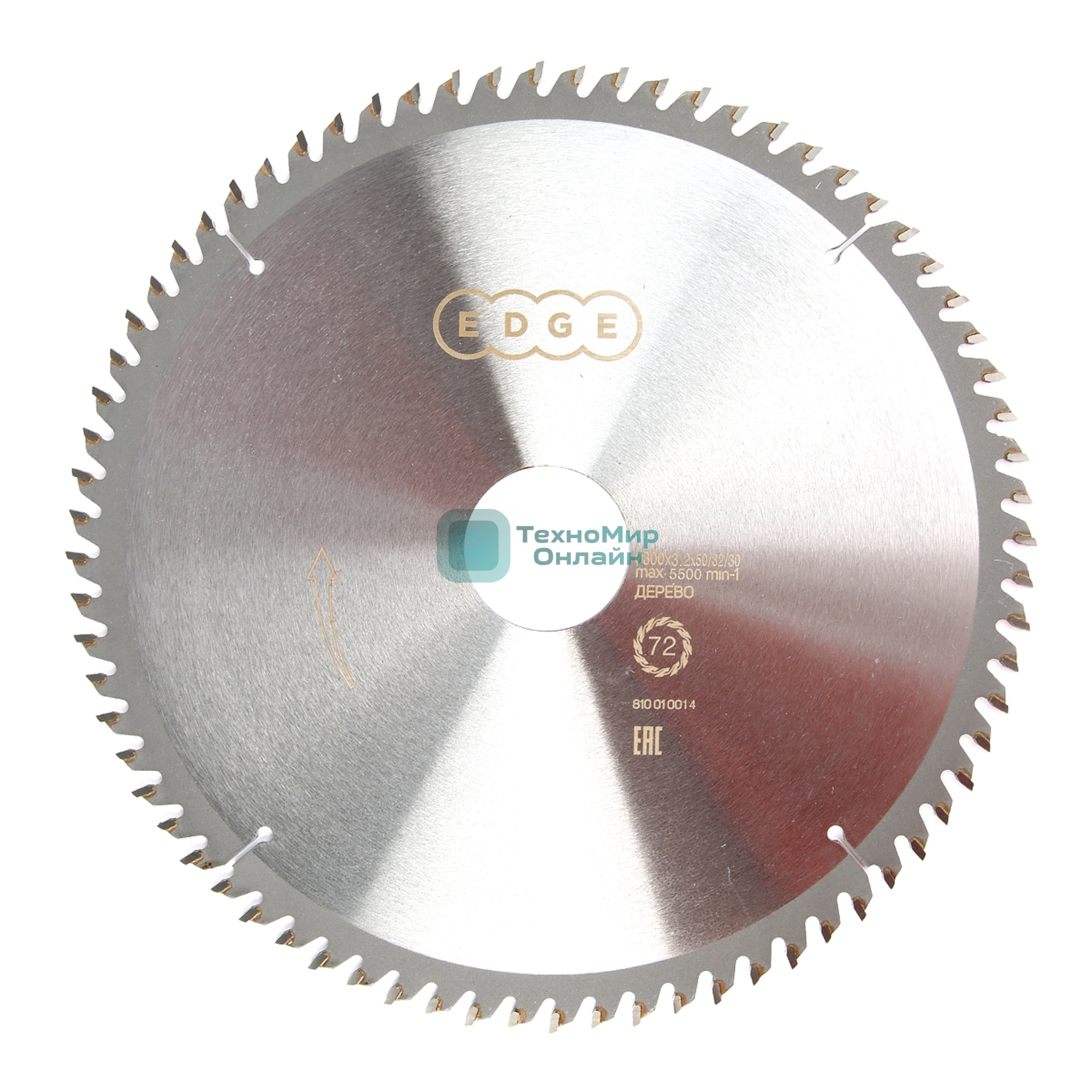 Диск пильный по дереву EDGE by PATRIOT 300x72x50/32/30 810010014