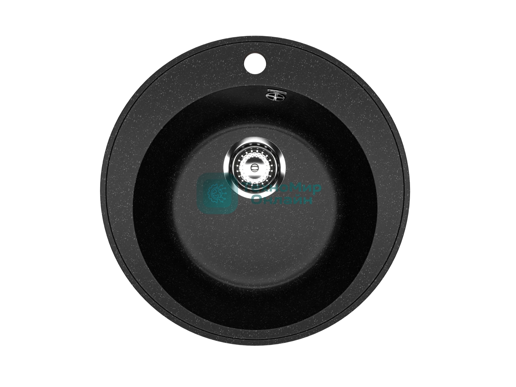 Мойка кухонная PRACTIK PR-M 475-004 черный оникс