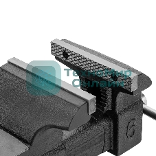 Тиски слесарные Denzel BVH-150 150 мм, поворотные, стальная направляющая, с наковальней