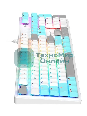 Клавиатура проводная A4Tech Bloody S510N USB белый