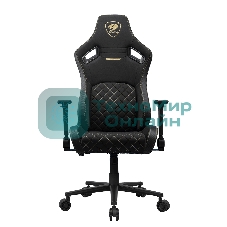 Кресло Cougar Defensor Gold F черный/золотой, ткань