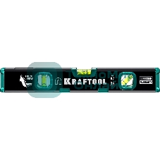 Компактный магнитный уровень с зеркальным глазком Kraftool 300 мм