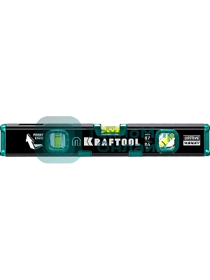 Компактный магнитный уровень с зеркальным глазком Kraftool 300 мм