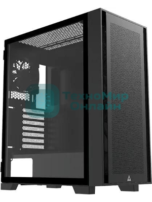 Компьютерный корпус Montech AIR 1000 LITE черный без БП ATX 1x120мм 3x140мм 2xUSB3.0 1xUSB3.1 audio bott PSU