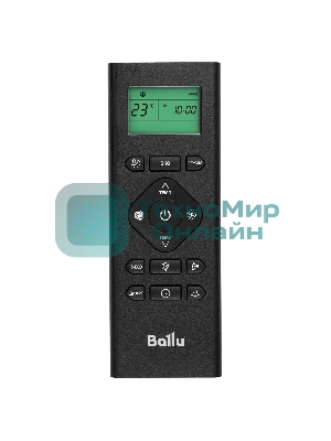 Внутренний блок сплит-системы Ballu BSPI/in-10HN8/BL/EU инвертор, 10000 BTU, 27 м², 21 дБ, охлаждение, обогрев, осушение, черный