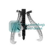 Съемник подшипников трехзахватный Deli DL-S3 75мм(рабочий ход болта), внешний диаметр 15-80мм, внутренний диаметр 35-60мм, сталь 45#