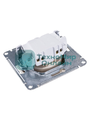 Механизм розетки 1-м СП AtlasDesign без заземл. 16А беж. SchE ATN000241