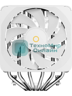 Кулер для процессора Ocypus Delta A62 EX WH Digital, 2x120мм ARGB FAN, Top Display Panel, 6 HEAT PIPES, 4-PIN PWM, 600-1800 RPM, 31DBA, HYDRO BEARING, LGA115X/1200/1700/18XX, AM4/AM5