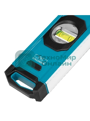 Уровень Gross 33654 алюминиевый, магнит., фрезерованный, 3 глазка, 0,5 мм/м, 1200 мм