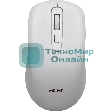 Мышь беспроводная Acer OMR309 белый, 1600 dpi, радиоканал, USB, кнопки - 4
