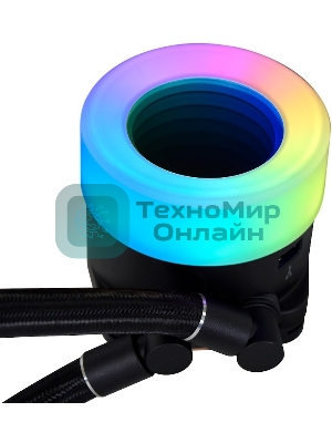 Система жидкостного охлаждения для процессора LIAN LI Galahad II Trinity 360мм G89.GA2T36B.00 черный 120мм алюминий+медь 2450rpm 30db 3-pin