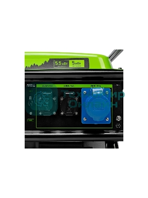 Электрогенератор бензиновый Сибртех БС-6500, 5.5 кВт, 95 дБ, 71.5 кг