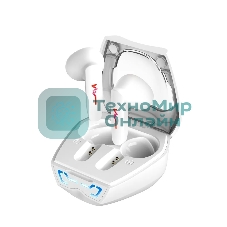 Наушники TWS Genius HS-M920BT белый, внутриканальные, Bluetooth 5.3, шумоподавление, до 4 ч