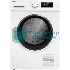 Сушильная машина MAUNFELD MFDM168WHE белый, 8 кг, сушка - конденсационная, программ - 16, 59.7 x 84.8 x 63.2 см