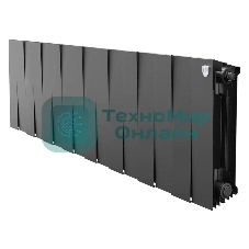 Радиатор биметаллический Royal Thermo PianoForte 300 черный - 16 секц.
