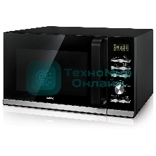 Микроволновая печь BBK 25MWC-991T/B черный/серебристый, 25 л, 900 Вт, переключатели - кнопки, поворотный механизм
