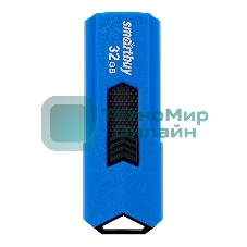 Флешка USB Smartbuy STREAM Blue (SB32GbST-B), 32Gb, USB 2.0, R/W 25/15, синий/черный