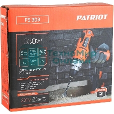 Дрель-шуруповерт сетевой Patriot FS 303, Сетевая, 330 Вт