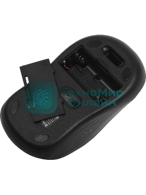 Мышь беспроводная Defender Bit MB-205 черный, 1200 dpi, радиоканал, USB, кнопки - 3