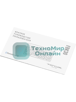 Клавиатура беспроводная A4Tech Fstyler FBK30 черный/серый USB BT/Radio slim Multimedia