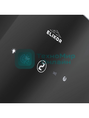 Вытяжка наклонная Elikor Rise BK 60 черный, 60 см, 750 куб. м/ч, 56 дБ
