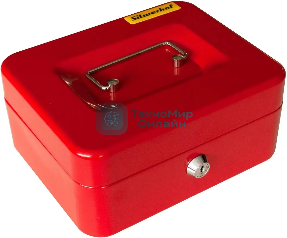 Ящик для денег Silwerhof 90x200x160 красный
