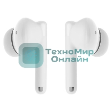 Наушники TWS Tecno Buds 4 белый, внутриканальные, Bluetooth, до 6 ч