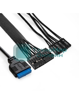 Компьютерный корпус Minitower ExeGate BAA-113-AAA400 (mATX, БП AAA400 с вент. 8см, 2*USB, аудио, черный)