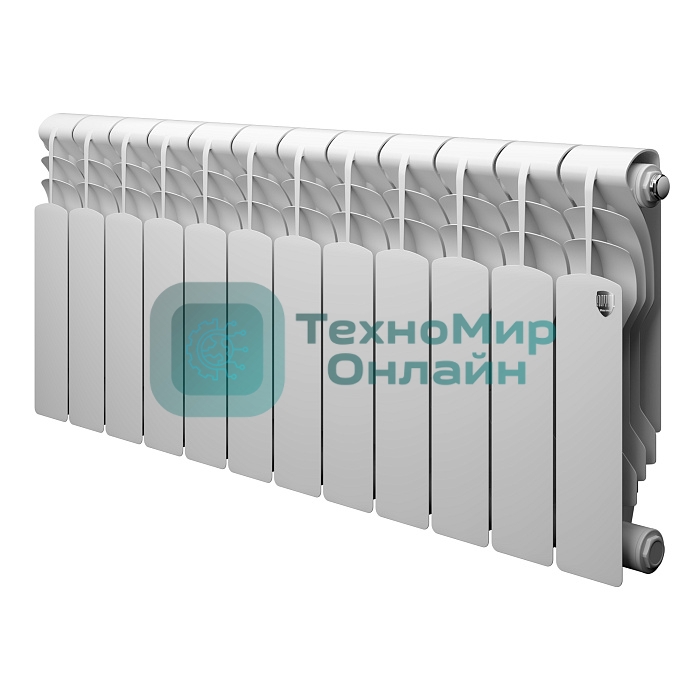 Радиатор биметаллический Royal Thermo Revolution B 350 - 12 секц.