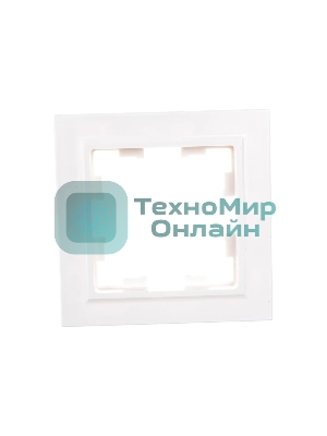 Рамка 1-мест. IEK BRITE РУ-1-БрБ белый