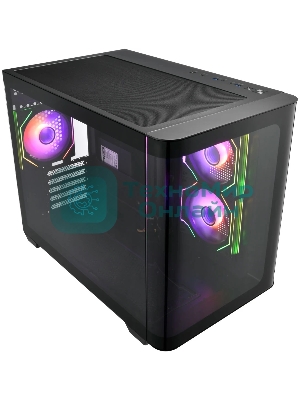 Компьютерный корпус FSP mATX Minitower S380-BA, черный