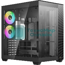 Корпус Ocypus Delta C74 ARGB Black, Midi-Tower, чёрный, 2 x 120 мм