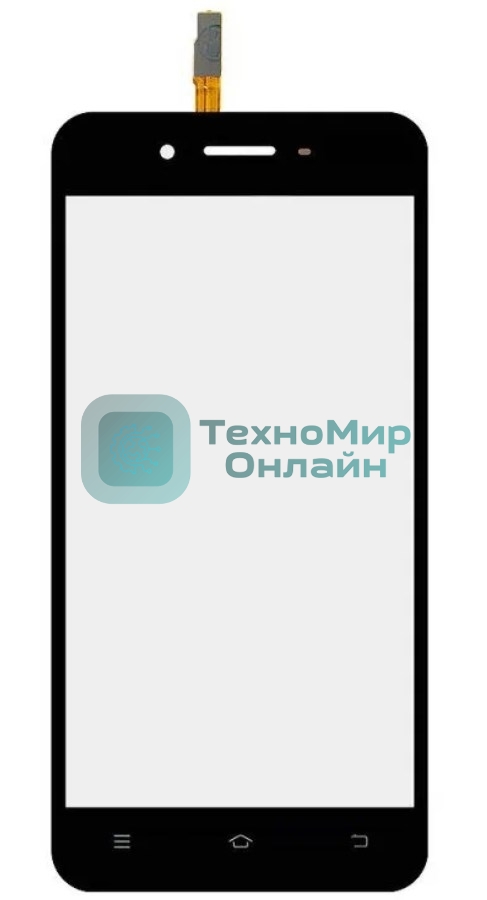 Сенсорное стекло (тачскрин) для Vivo Y53 (Y53i), черное