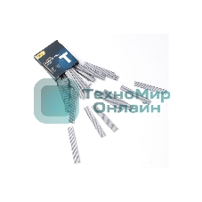 Набор скоб для степлера (Тип T) Deli DL238010 (10 х 2 х 1,2мм x 2000 шт) нержавеющая сталь.