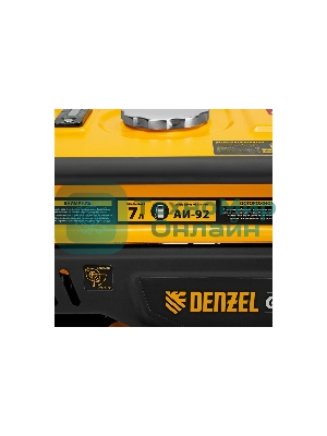 Электрогенератор бензиновый инверторный Denzel GK-2200iF, 2.2 кВт, 95 дБ, 27 кг