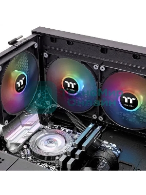 Вентилятор для корпуса Thermaltake CT120 Sync ARGb 120х120x25 черный 4-pin 25.8дБ (упак.:2шт) (CL-F149-PL12SW-A) Ret