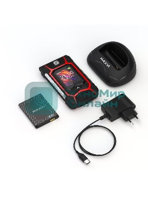 Мобильный телефон Maxvi E10ds красный