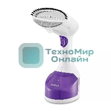 Отпариватель Kitfort КТ-9206 белый/фиолетовый, 1200 Вт, 12 г/мин, 300 мл