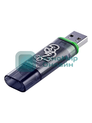 Флешка USB Smartbuy Glossy series Dark Grey (SB32 GbGS-DG), 32Gb, USB 3.0, R/W 75/25, темно-серый