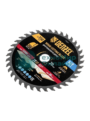 Пильный диск по дереву Denzel ф150 х 20 мм, 36 зубов, тонкий