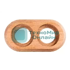 Рамка двухместная Bironi BF1-620-10 Натурэль