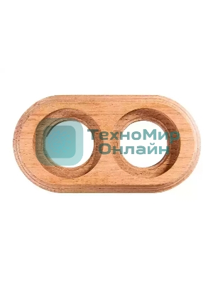 Рамка двухместная Bironi BF1-620-10 Натурэль