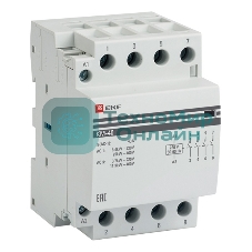 Контактор модульный КМ 40А 4NO 230В AC (3 мод.) AVERES EKF km-av-3-40-40-230V